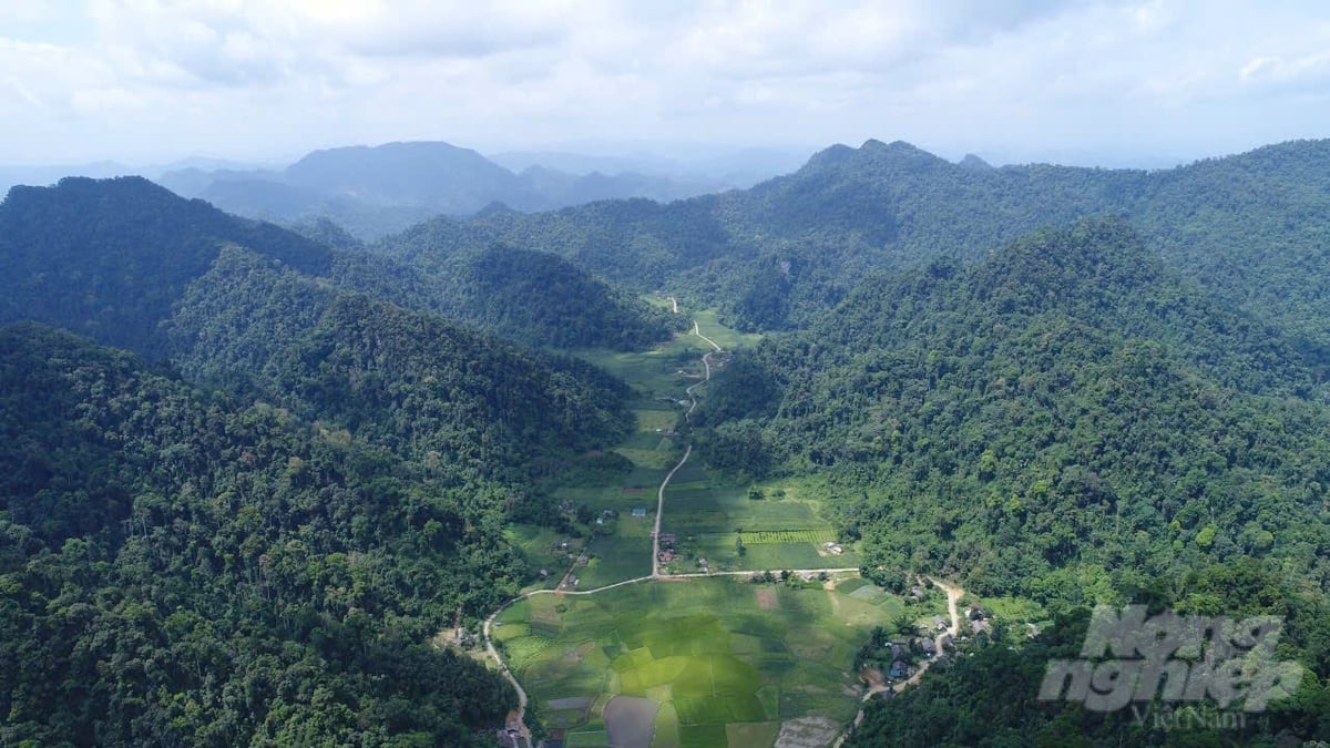 Một góc Bản Bung. Ảnh: Đào Thanh.