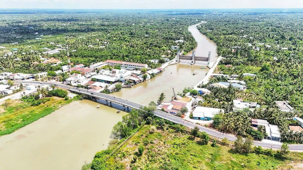 Tiền Giang đủ điều kiện được công nhận đạt chuẩn nông thôn mới. Ảnh: Minh Đảm.