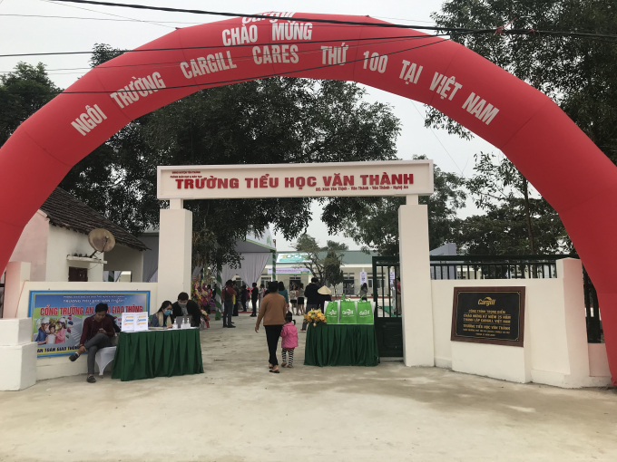 Ngôi trường Cargill Cares thứ 100 tại Việt Nam.