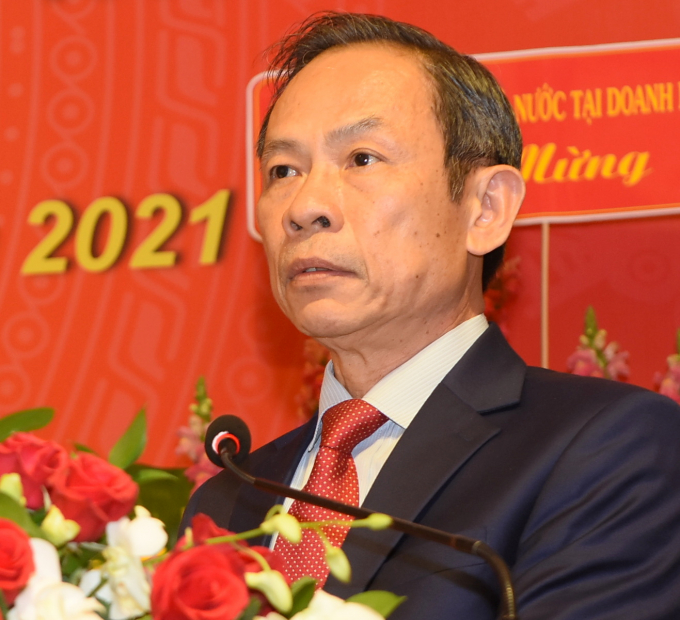 Ông Trần Ngọc Thuận - Chủ tịch HĐQT VRG phát biểu tại Hội nghị.