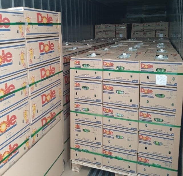 Lô chuối xuất khẩu đầu tiên đánh dấu thành công bước đầu của dự án hợp tác giữa TTC Sugar và Dole Asia Holding.