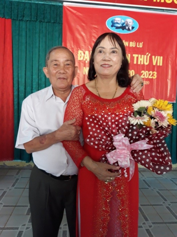 Vợ chồng chị Trần Thị Yến.