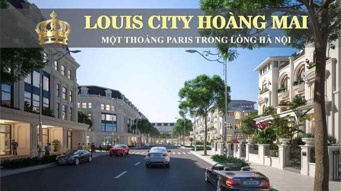 Phối cảnh dự án Louis City Hoàng Mai, Hà Nội. Ảnh: louiscity.com.