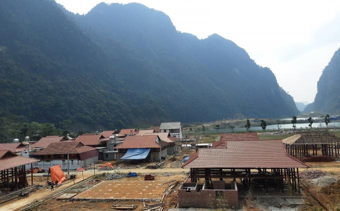 Toàn cảnh khu dân cư mới xóm Xuyên Sơn.