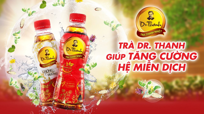 Hình ảnh quảng cáo trên mạng 'thổi phồng' công dụng của Trà thanh nhiệt Dr Thanh