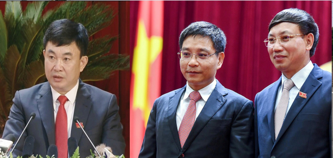 Từ trái sang: Ông Ngô Hoàng Ngân, ông Nguyễn Văn Thắng, ông Nguyễn Xuân Ký