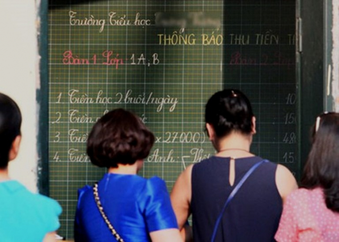 Sở Giáo dục và Đào tạo tỉnh Quảng Ninh yêu cầu các trường nghiêm túc các quy định về thu, chi đầu năm, hạn chế tối đa việc vận động xã hội hóa. Ảnh minh họa