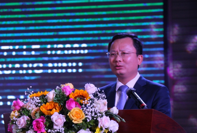 Ông Cao Tường Huy, Phó Chủ tịch Thường trực UBND tỉnh, phát biểu tại hội nghị. Ảnh: Cường Vũ