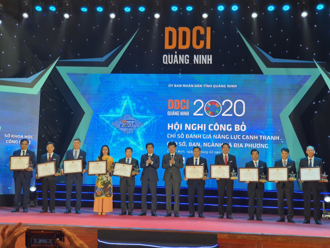 Các sở ban ngành và địa phương dẫn đầu tỉnh Quảng Ninh 2020