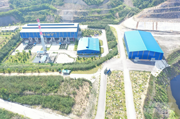 Toàn cảnh khu nhà máy CTR và nhà lưu chứa rác của Indevco tại xã Vũ Oai và Hòa Bình, TP Hạ Long