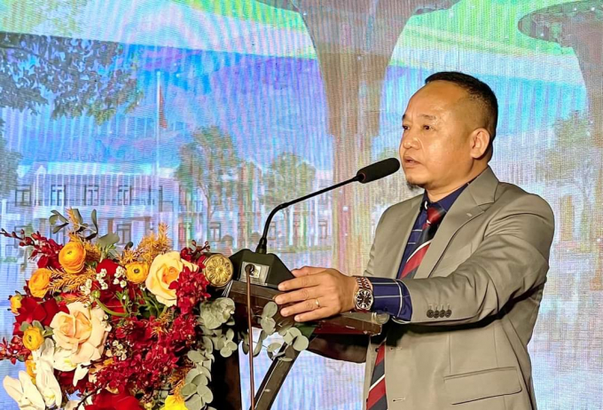 Ông Nguyễn Bằng Phi phát biểu tại buổi lễ