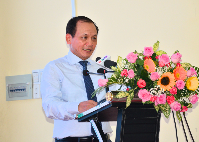Thứ trưởng Bộ GTVT Nguyễn Nhật cho biết: Dự án Cầu Mỹ Thuận 2 dự kiến hoàn thành vào năm 2023. Ảnh: Minh Đảm.