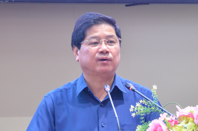 Thứ trưởng Bộ NN-PTNT Lê Quốc Doanh phát biểu tại hội nghị. Ảnh: Minh Đãm.