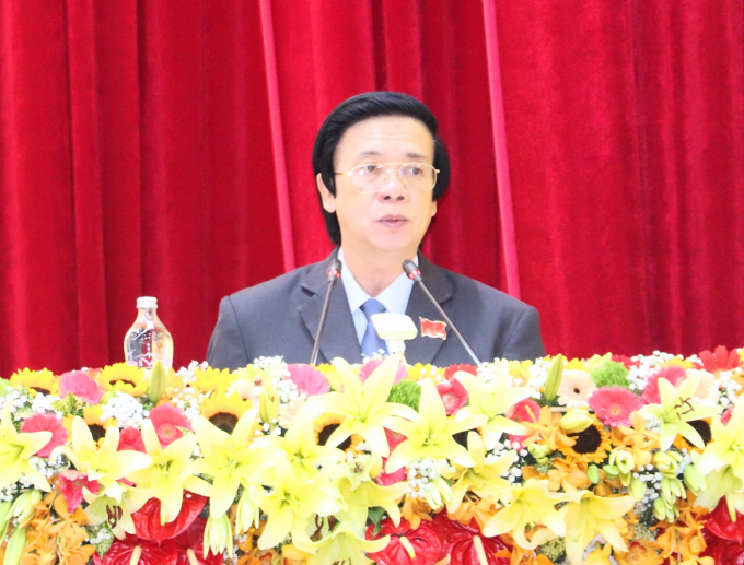 Ông Nguyễn Văn Danh tái đắc cử Bí thư Tỉnh ủy Tiền Giang nhiệm kỳ 2020- 2025. Ảnh: Minh Đảm.