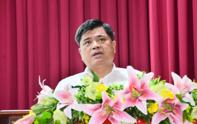 Thứ trưởng Bộ NN-PTNT Trần Thanh Nam phát biểu tại hội nghị. Ảnh: Minh Đảm.