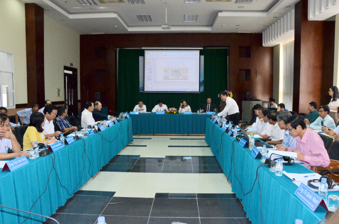 Hội nghị đề xuất dự án 'xóa yếu kém' về hạ tầng ở ĐBSCL diễn ra sáng 18/12 tại Trà Vinh. Ảnh: Minh Đảm.