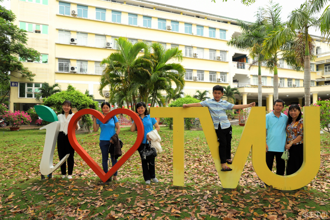 Đại học Trà Vinh đang lực tạo ra môi trường thuận lợi cho học tập cộng đồng. Ảnh: TVU.