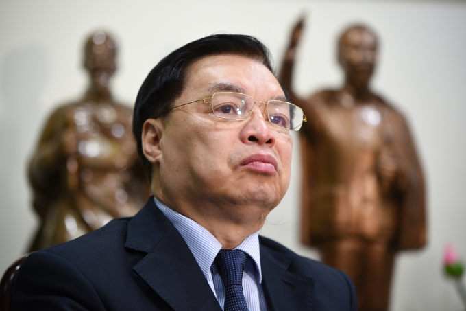 Deputy Head of Central Propaganda Department Le Manh Hung. Photo: Tung Dinh.