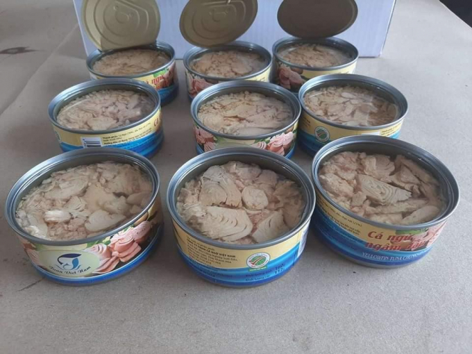 Vietnamese canned tuna.