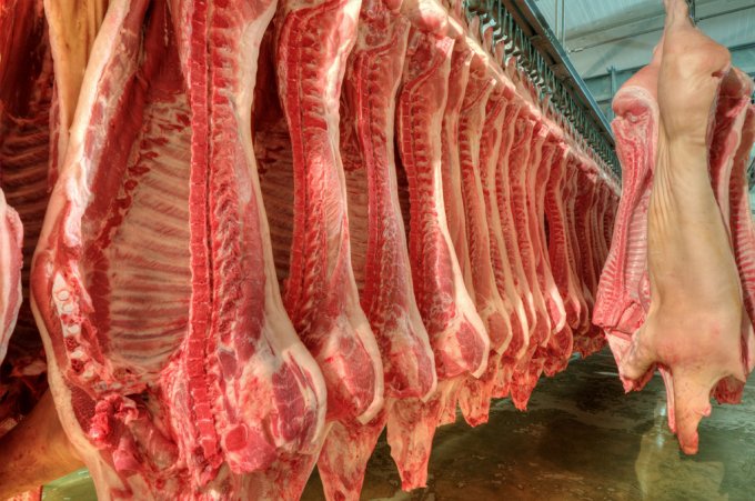 Imported pork still increases sharply in the first months of this year. Photo: TL.