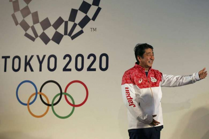 Thủ tướng Shinzo Abe từng đặt rất nhiều kỳ vọng vào Thế vận hội 2020. Ảnh: NST