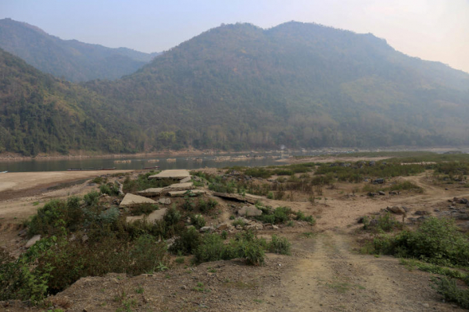 Vị trí được cho là sẽ có thêm một dự án đập thủy điện ở ngoại vi Luang Prabang (Lào). Ảnh: Reuters