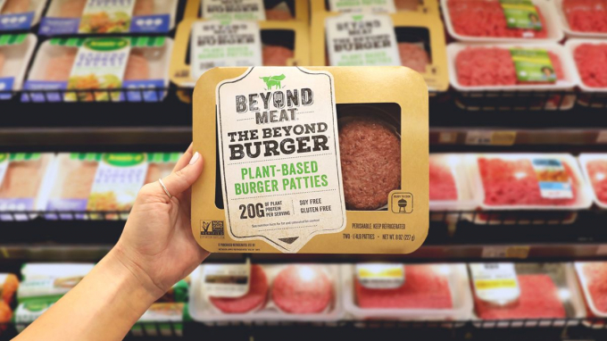 Cổ phiếu của Beyond Meat đã tăng gấp bốn lần trong vòng 12 tháng vừa qua. Ảnh: Marketwatch