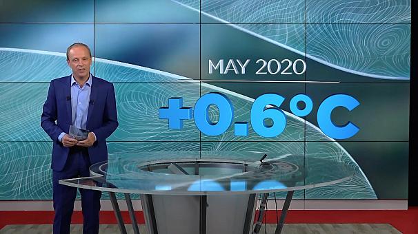 Nền nhiệt độ trong tháng 5/2020 ghi nhận mức ấm kỷ lục. Ảnh: Euronews