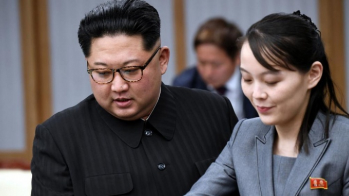 Bà Kim Yo-jong đang đảm nhiệm vị trí Phó trưởng ban thứ nhất Ủy ban Trung ương đảng Lao động Triều Tiên và được coi là nhân vật quyền lực chỉ sau Chủ tịch Kim Jong-un. Ảnh: KCNA