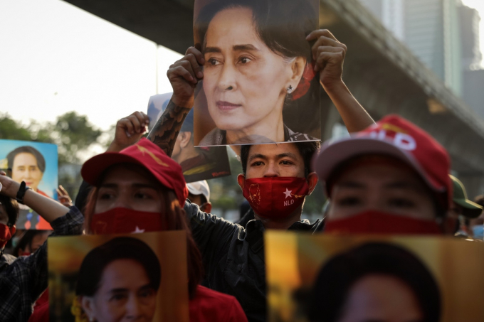 Myanmar rơi vào tình trạng hỗn loạn kể từ khi quân đội nắm chính quyền sau cuộc đảo chính lật đổ bà San Suu Kyi cách nay 1 tháng. Ảnh: Ajajeeza