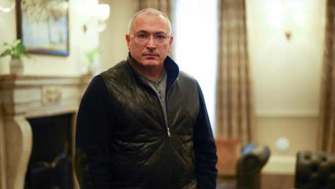 Nhà cựu tài phiệt dầu mỏ Nga Mikhail Khodorkovsky tại London, Anh, ngày 18 tháng 1 năm 2021. Ảnh: Reuters