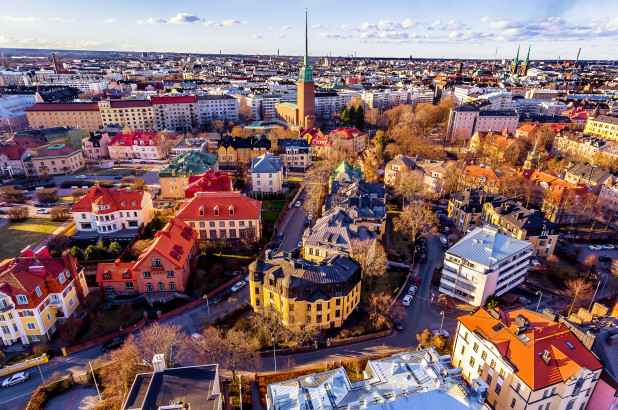 Một góc Phần Lan nhìn từ trên cao. Ảnh: Shutterstock
