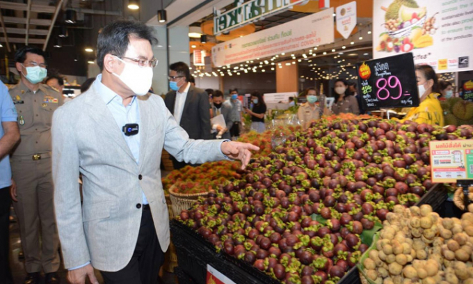 Nhiều hội chợ trái cây Thái Lan được tổ chức tại các tỉnh trọng điểm của Trung Quốc. Ảnh: ITFN