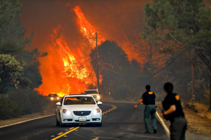 Thảm họa cháy rừng tồi tệ năm 2018 đang có nguy cơ tái diễn ở California. Ảnh: Getty
