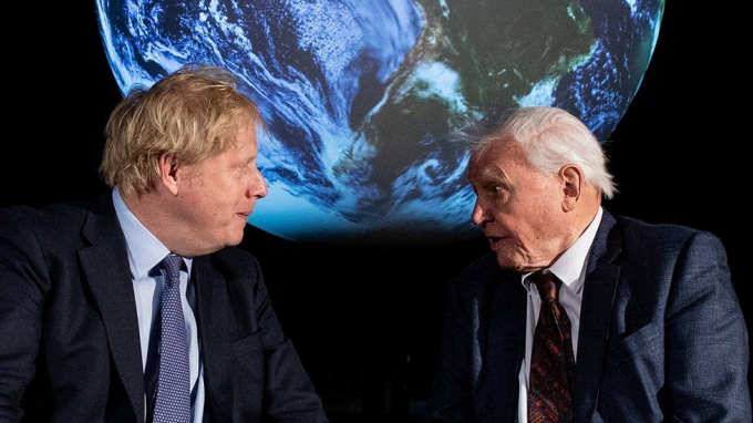 David Attenborough (right) is to address the summit