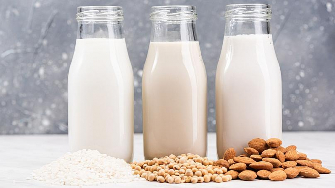 Oat milk, soy milk and almond milk are all dairy alternatives. Photo: Canva