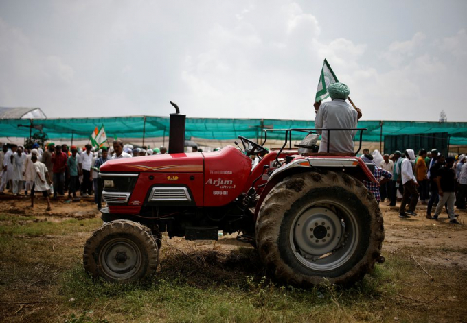 Khu vực nông nghiệp vốn nhạy cảm khi chiếm tới hơn 200 triệu người Ấn Độ tham gia và họ đang là lực lượng lao động chính của đất nước. Ảnh: Reuters