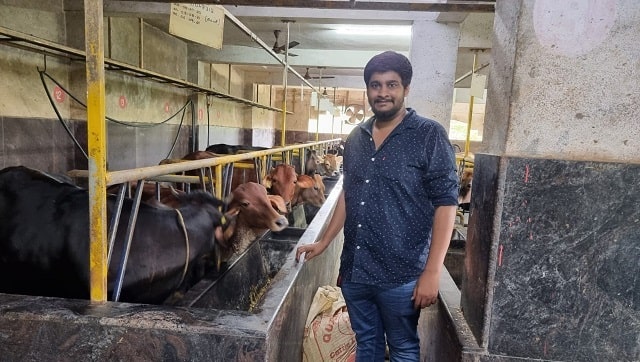 After working for a year with a private firm, Achar was already fed up of his 9 to 5 job. He always loved farming and spending time with the 10 cows his father owned. Photo: FP