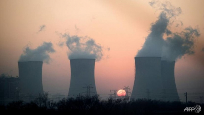 Coal power plants in China. Photo: AFP