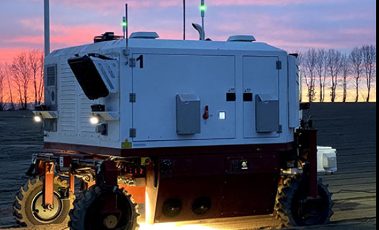 A 10,000-pound robot with laser power that eradicates weeds. Photo: Carbon Robotics