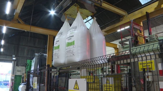 Close to 1.6 million tonnes of fertiliser are sold in Ireland every year. Photo: RTE