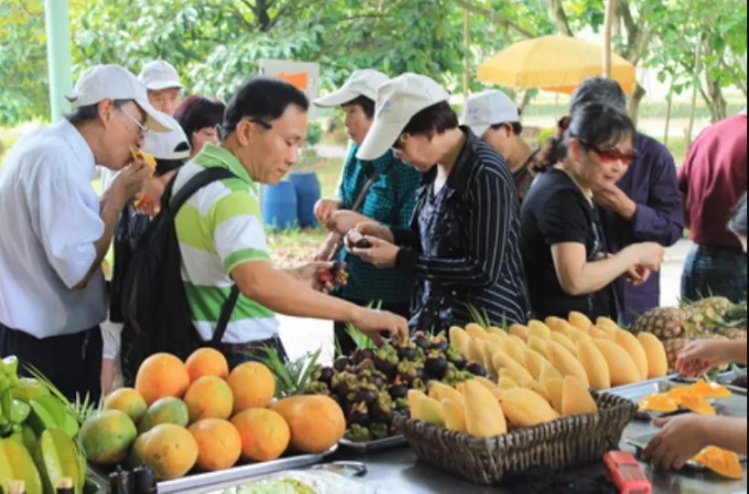 Trái cây là mặt hàng nông sản có nhiều thế mạnh thị trường của Thái Lan. Ảnh: TMT