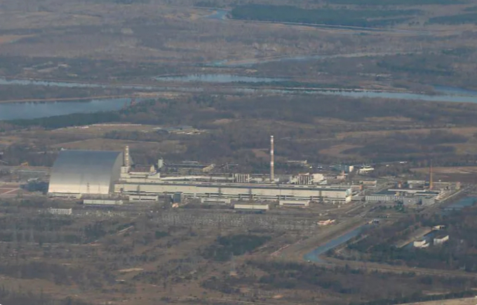 Toàn cảnh nhà máy điện hạt nhân Chernobyl. Ảnh: RT