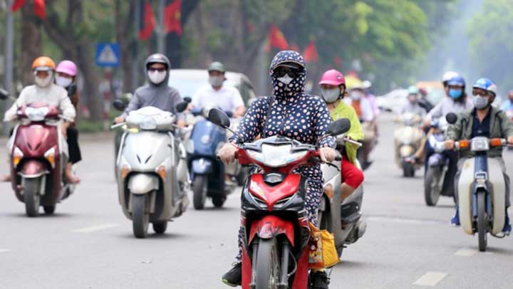 Dự báo thời tiết Hà Nội ngày mai 6/6/2020 sẽ tiếp tục nắng nóng. Ảnh: TL.