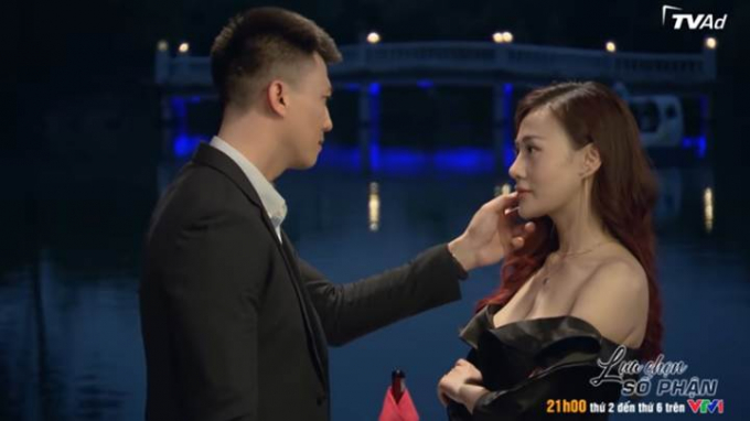 Trong buổi hẹn hè lãng mạn, Trang tỏ ý muốn cưới Cường làm chồng. Ảnh: Chụp màn hình.