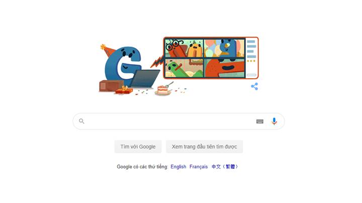 Google Doodle 27/9: Chúc mừng sinh nhật Google 22 tuổi