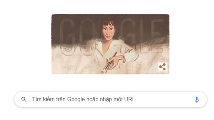 Google Doodle hôm nay 10/12 tôn vinh cố họa sĩ Zinaida Serebriakova. Ảnh: Chụp màn hình