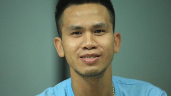 Anh Nguyễn Ngọc Mạnh (SN 1990) - người đã cứu sống bé gái 2 tuổi rơi từ tầng 12 chung cư xuống. Ảnh: CP.