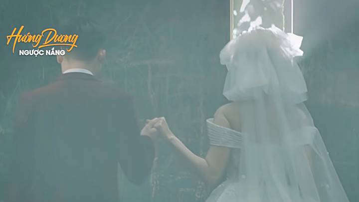 Hình ảnh đám cưới trong MV Điều dang dở ngọt ngào nhất. Ảnh chụp màn hình