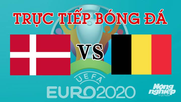 Trực tiếp trận bóng đá EURO 2020 giữa Đan Mạch vs Bỉ